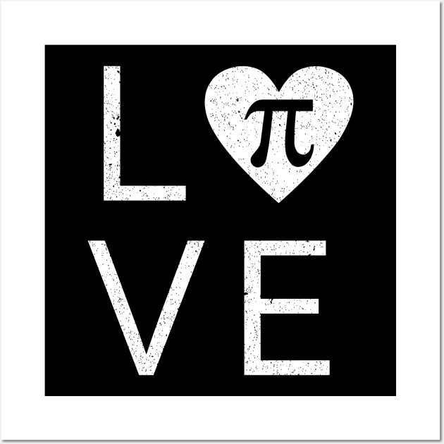 Pi Day Love Wall Art by LetsBeginDesigns